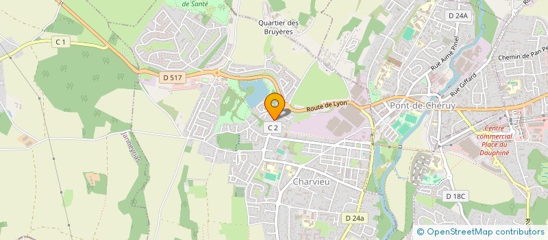 localisation de l'entreprise JFS  PONT-DE-CHERUY