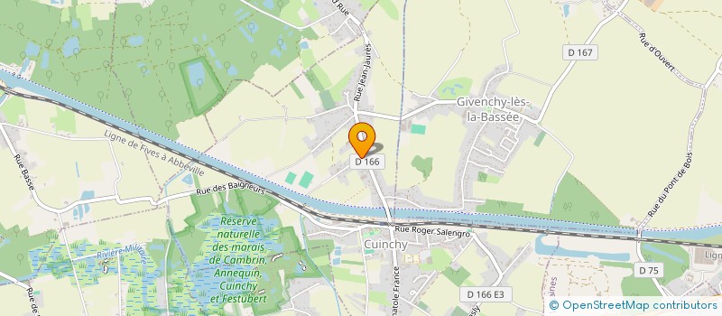 localisation de l'entreprise JFS CONSTRUCTION  CUINCHY