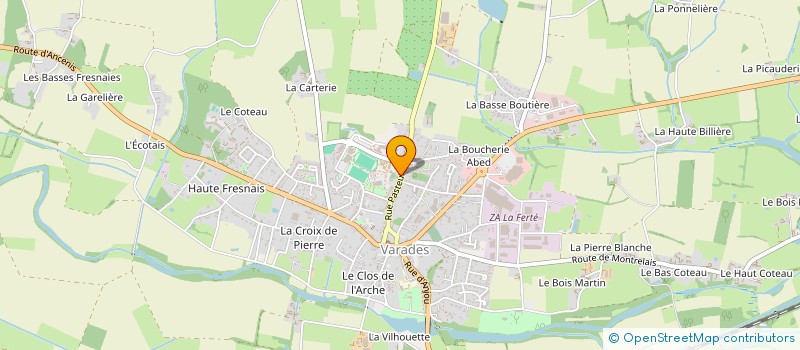 localisation de l'entreprise JFSC  LOIREAUXENCE