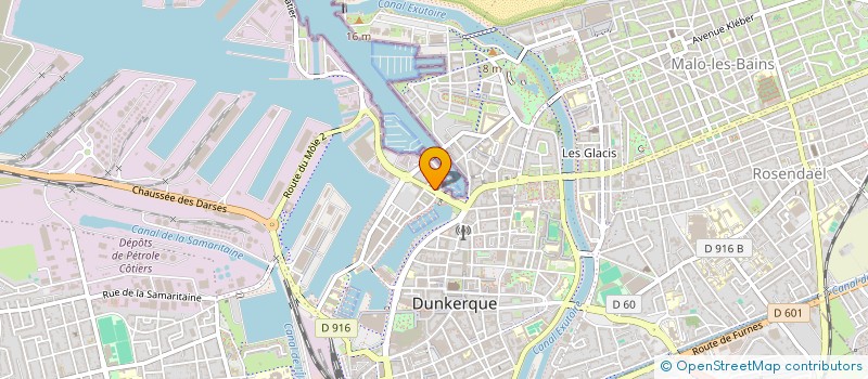 localisation de l'entreprise JFSC à DUNKERQUE