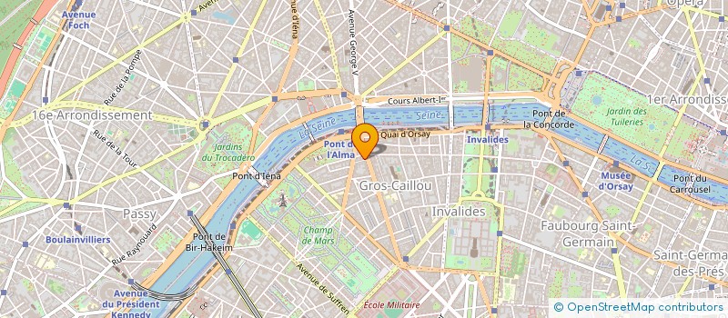 localisation de l'entreprise JFSEN-REIGNIER  PARIS