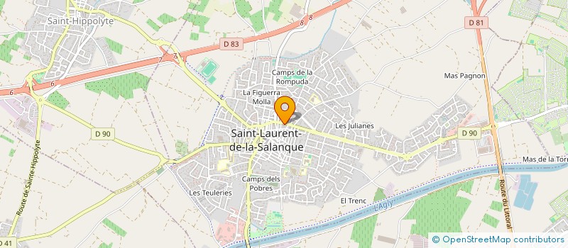 localisation de l'entreprise JFT à SAINT-LAURENT-DE-LA-SALANQUE