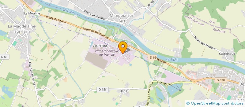 localisation de l'entreprise JFT  BESSIERES