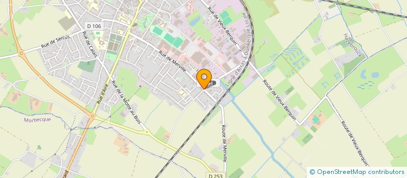 localisation de l'entreprise JFTAG  HAZEBROUCK