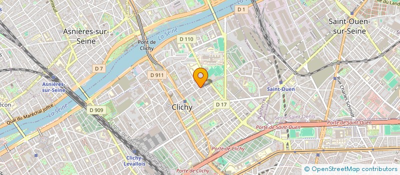 localisation de l'entreprise JFTC DISTRIBUTION à CLICHY
