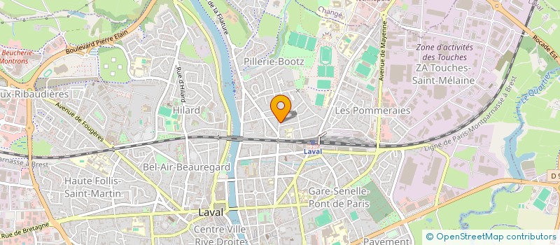 localisation de l'entreprise JFTL IMMO à LAVAL