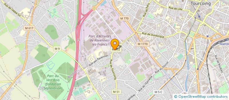localisation de l'entreprise JFV AUDIT & CONSEIL à MOUVAUX
