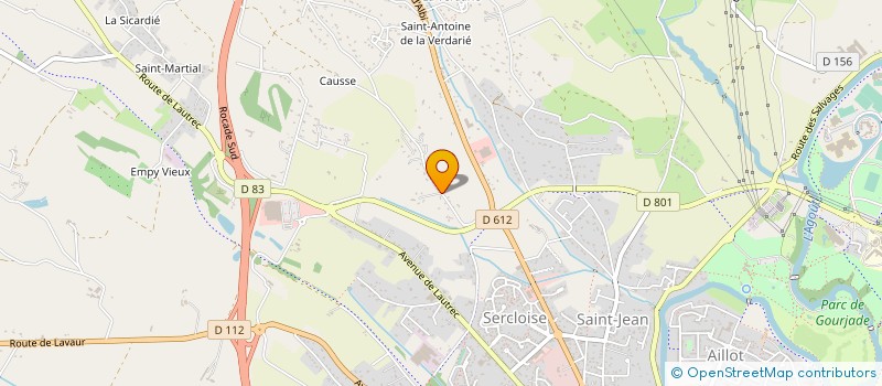 localisation de l'entreprise JFV CONDOUMINES  CASTRES