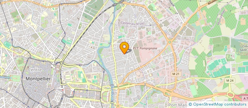 localisation de l'entreprise JFX à MONTPELLIER