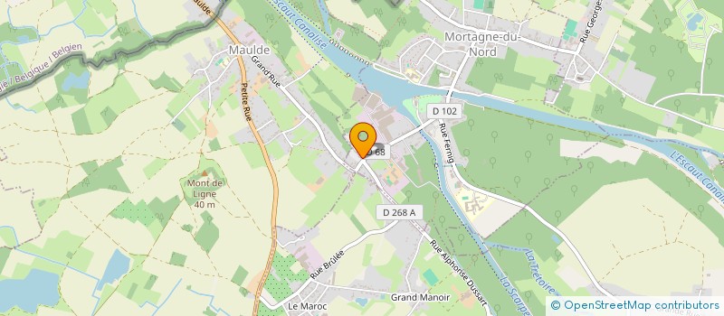 localisation de l'entreprise JFY - COLLECTION à MORTAGNE-DU-NORD