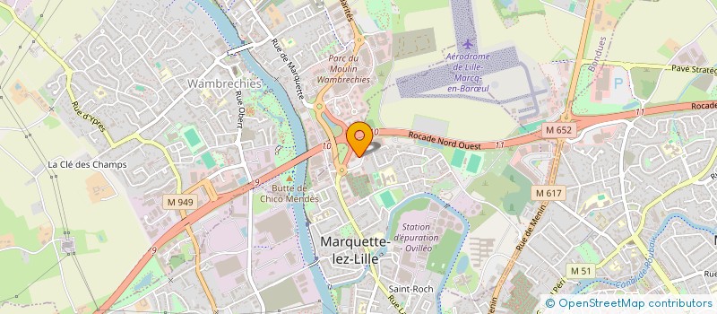 localisation de l'entreprise JG  MARQUETTE-LEZ-LILLE