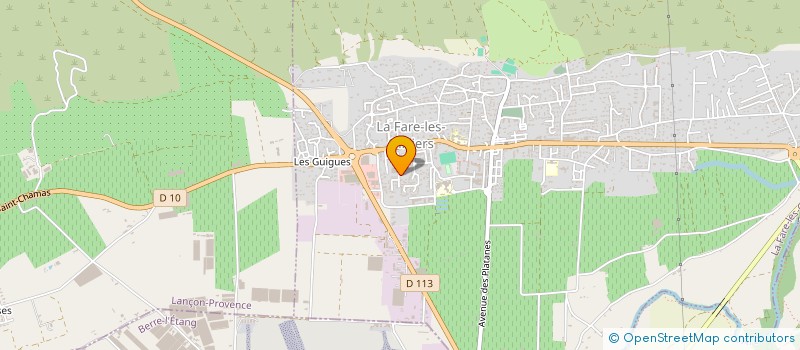 localisation de l'entreprise JG  LA FARE-LES-OLIVIERS