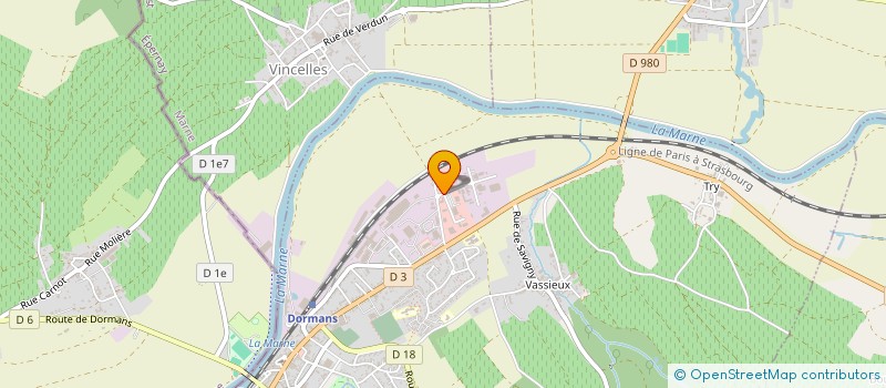 localisation de l'entreprise JG CHARPENTE  DORMANS