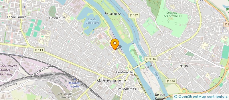 localisation de l'entreprise JG COM à MANTES-LA-JOLIE