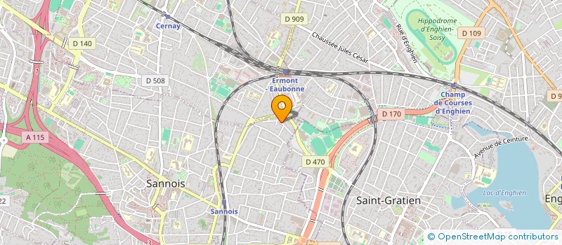 localisation de l'entreprise JG COM à SANNOIS