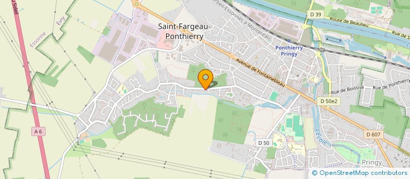 localisation de l'entreprise JG CONSEIL à SAINT-FARGEAU-PONTHIERRY