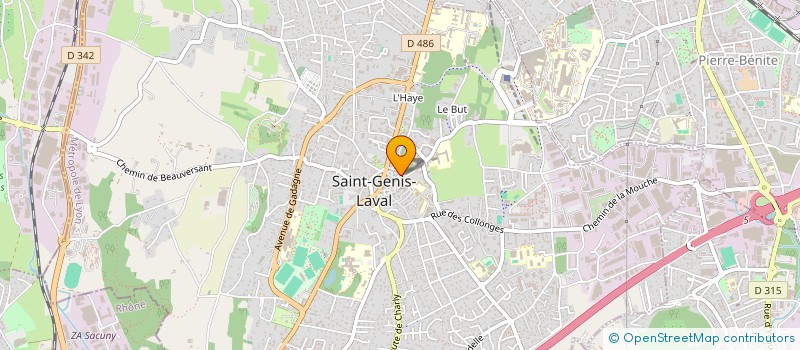 localisation de l'entreprise JG CONSEILS SARL à SAINT-GENIS-LAVAL