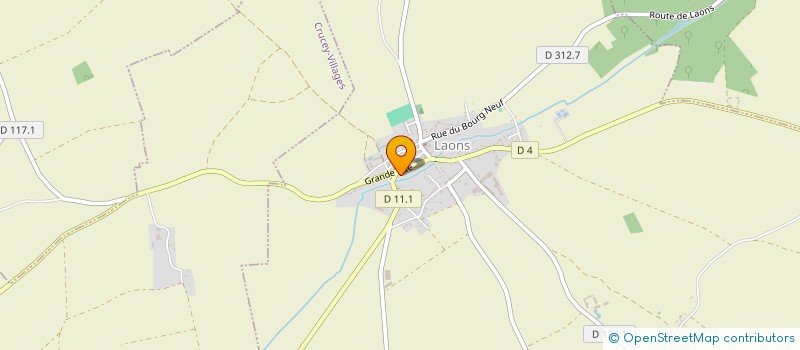localisation de l'entreprise JG ESPACES VERTS ET TERRASSEMENT à LAONS