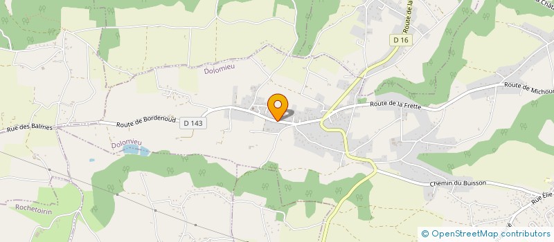 localisation de l'entreprise JG FASHION à DOLOMIEU