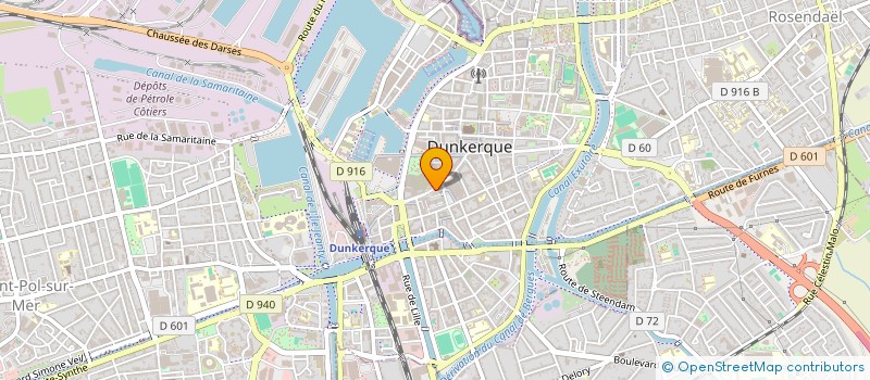 localisation de l'entreprise JG FINANCE à DUNKERQUE