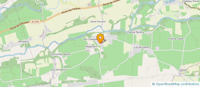 localisation de l'entreprise JG-GESTION à BOUGE-CHAMBALUD