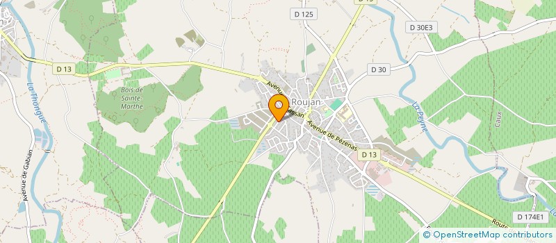 localisation de l'entreprise JG HOLDING à FRONTIGNAN