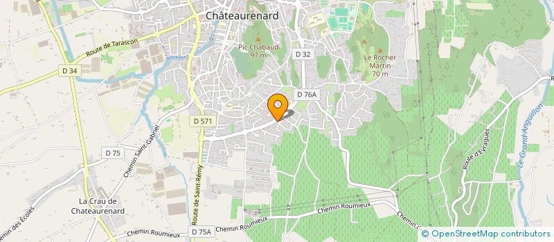 localisation de l'entreprise JG IMMO à CHATEAURENARD