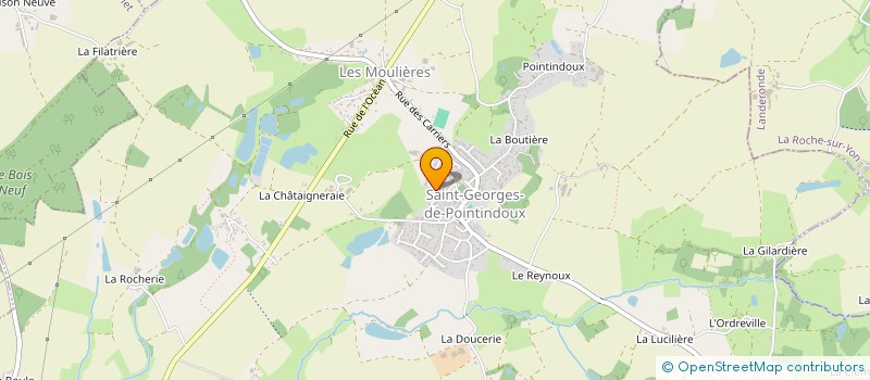 localisation de l'entreprise JG INVEST  SAINT-GEORGES-DE-POINTINDOUX