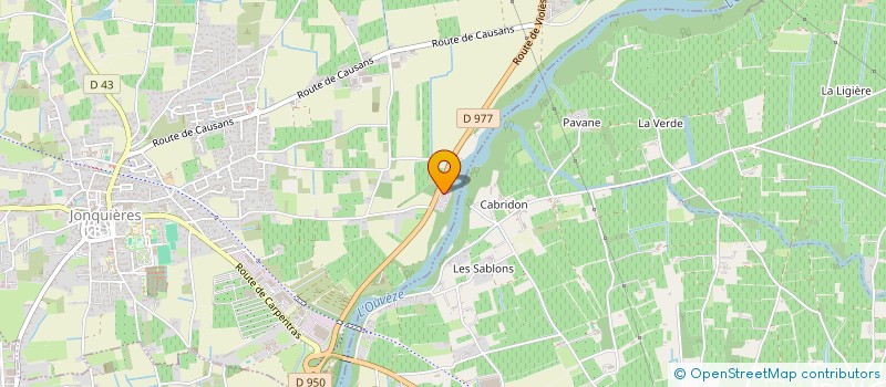 localisation de l'entreprise JG INVEST  JONQUIERES