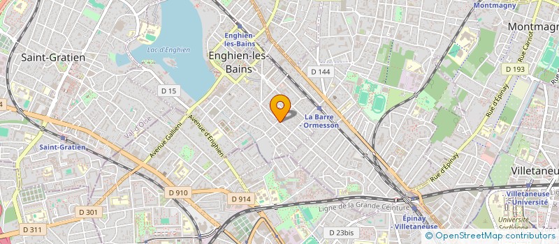 localisation de l'entreprise JG INVEST CONSEILS  ENGHIEN-LES-BAINS