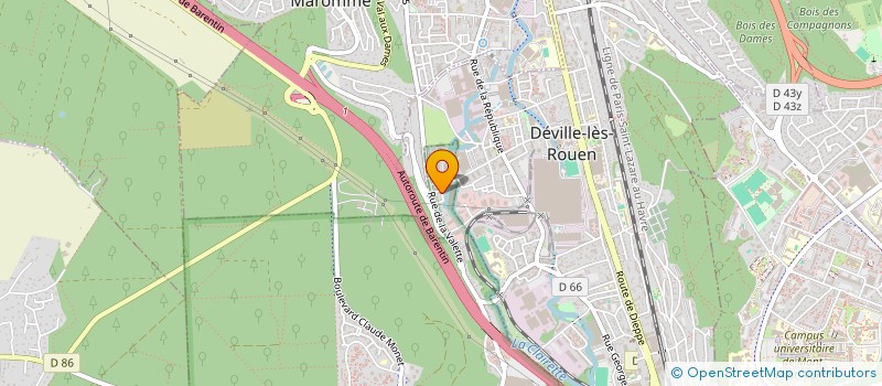 localisation de l'entreprise JG INVEST INDIVISION  CANTELEU