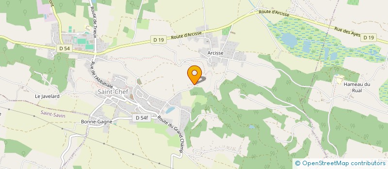 localisation de l'entreprise JG INVESTISSEMENT  SAINT-CHEF