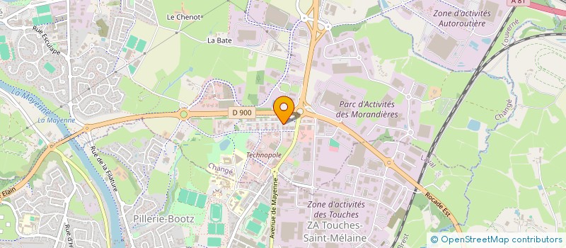 localisation de l'entreprise JG INVESTISSEMENTS à CHANGE