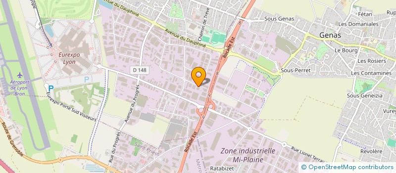 localisation de l'entreprise JG JARDINS SERVICES  CHASSIEU
