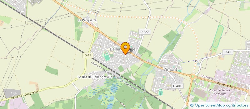 localisation de l'entreprise JG PARTICIPATIONS  BELLENGREVILLE