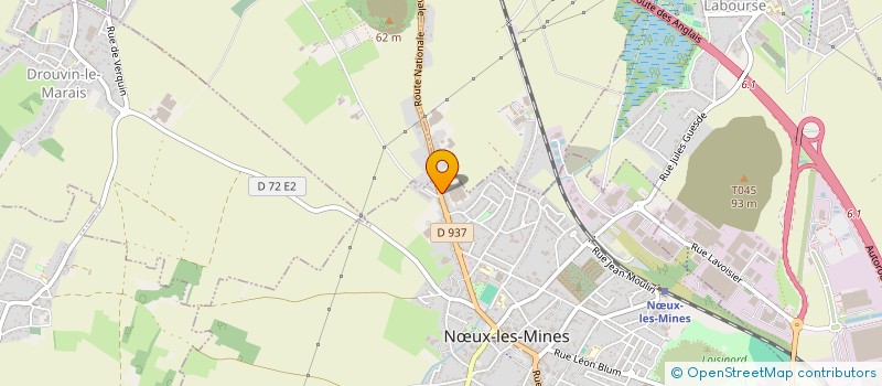 localisation de l'entreprise JG PROJETS  NUX-LES-MINES