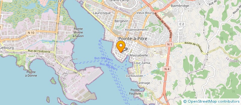 localisation de l'entreprise JG QUEENDOM à POINTE A PITRE