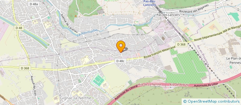 localisation de l'entreprise JG RENOVATION à GIGNAC-LA-NERTHE