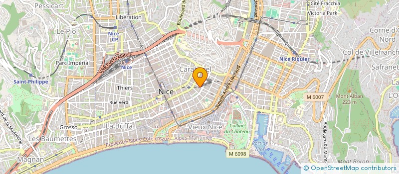 localisation de l'entreprise JG REST INVEST  NICE