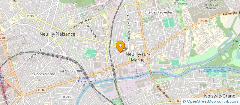 localisation de l'entreprise JG SERVICES à NEUILLY-SUR-MARNE
