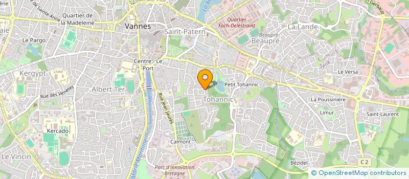 localisation de l'entreprise JG SERVICES ESPACES VERTS à VANNES