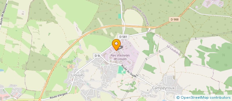 localisation de l'entreprise JG SOLUTIONS  LA LOUBIERE