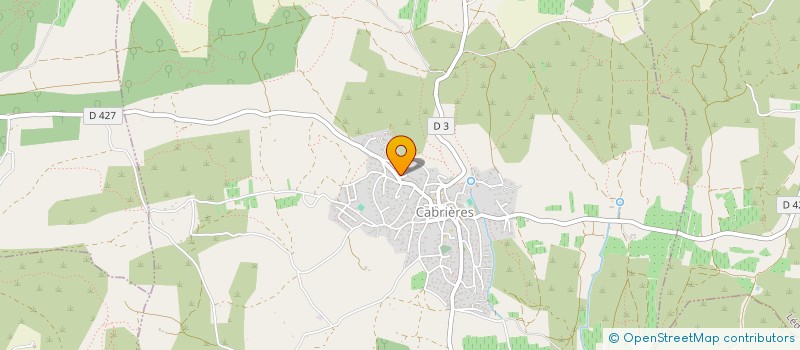 localisation de l'entreprise JG2I  CABRIERES