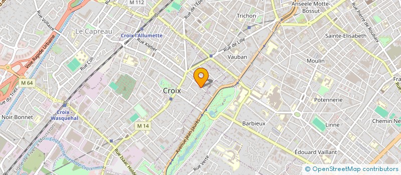 localisation de l'entreprise JGA à CROIX
