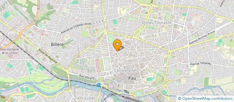 localisation de l'entreprise JGA à PAU