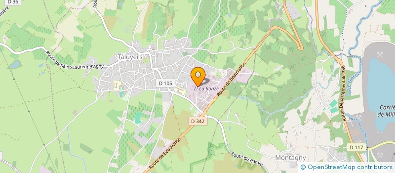 localisation de l'entreprise JGALLOY  TALUYERS