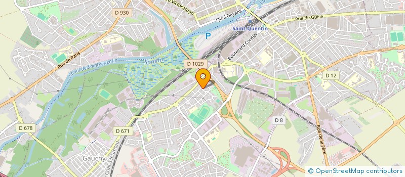 localisation de l'entreprise JGB à GAUCHY