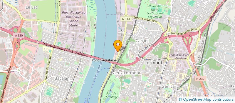 localisation de l'entreprise JGB  LORMONT