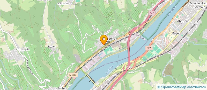 localisation de l'entreprise JGBM  AMPUIS