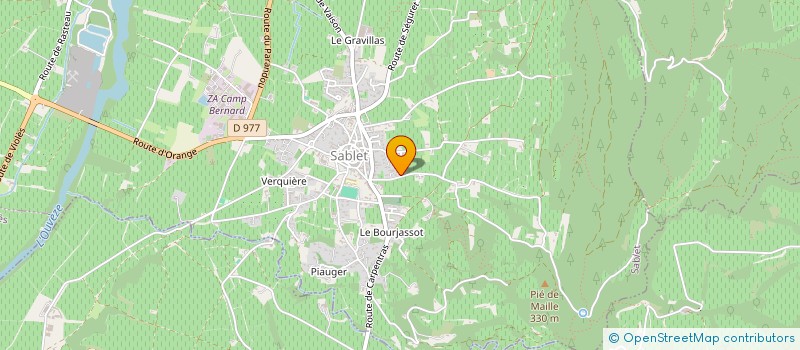 localisation de l'entreprise JGC  SABLET